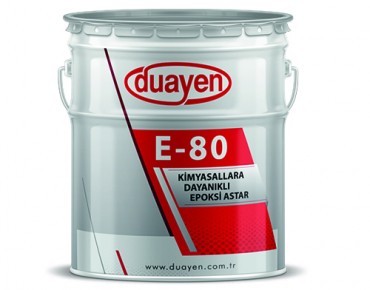 E-80 Epoksi Kimyasallara Dayanıklı Astar