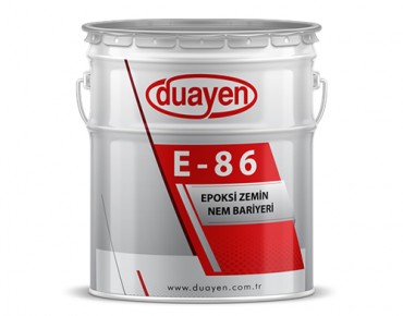 E-86 Nemli Yüzeyler İçin Epoksi Nem Bariyeri